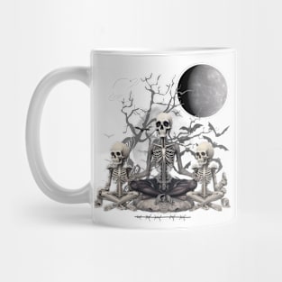 Meditating Skeleton Mug